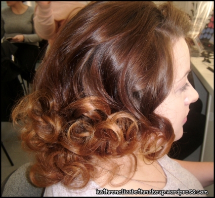 1950s style curly hair